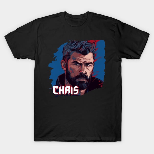 Chris Hemsworth T-Shirt by Pixy Official